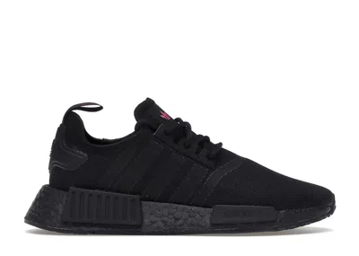 Pre-owned Adidas Originals Nmd R1 Primeblue Black (women's) Sneakers In Core Black/solar Pink In Multi
