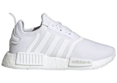 Pre-owned Adidas Originals Nmd R1 Refined Grey Sneakers In Cloud White/grey One