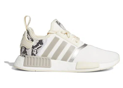 Pre-owned Adidas Originals Nmd R1 Reptile Pack (women's) Sneakers In White/ecru Tint/metallic