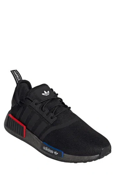 Adidas Originals Nmd R1 Sneaker In Core Black/core Black/grey