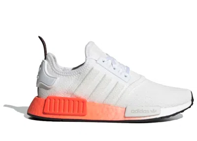 Pre-owned Adidas Originals Nmd R1 Sneakers In Cloud White/core Black/solar Red