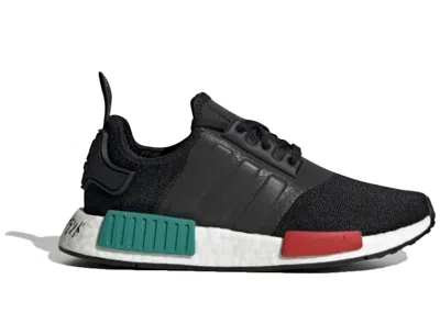 Pre-owned Adidas Originals Nmd R1 Sneakers In Core Black/glory Green/lush Red