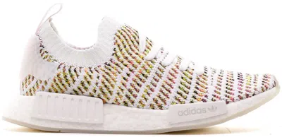 Pre-owned Adidas Originals Nmd R1 Stlt (women's) Sneakers In Cloud White/semi Solar Yellow/solar Pink In Multi