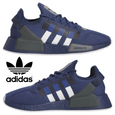 Pre-owned Adidas Originals Nmd R1 V2 Men's Sneakers Running Shoes Casual Sport Navy Blue