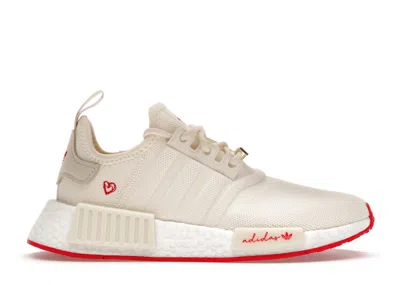 Pre-owned Adidas Originals Nmd R1 Valentine's Day (2023) (women's) Sneakers In Cream White/better Scarelet Red