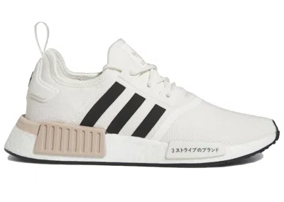 Pre-owned Adidas Originals Nmd R1 White Black (women's) Sneakers In Cloud White/core Black/wonder Taupe