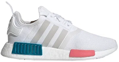Pre-owned Adidas Originals Nmd R1 White Grey (women's) Sneakers In Cloud White/grey One/hazy Rose