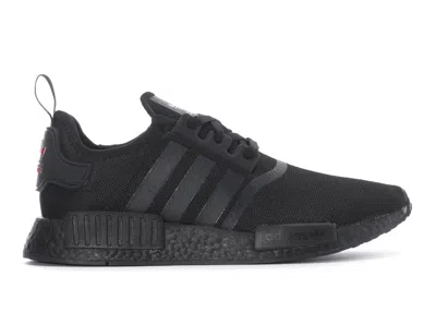 Pre-owned Adidas Originals Nmd R1 (women's) Sneakers In Core Black/scarelet Red