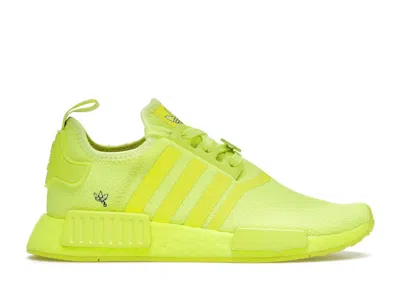 Pre-owned Adidas Originals Nmd R1 (women's) Sneakers In Core Black/solar Yellow/cloud White