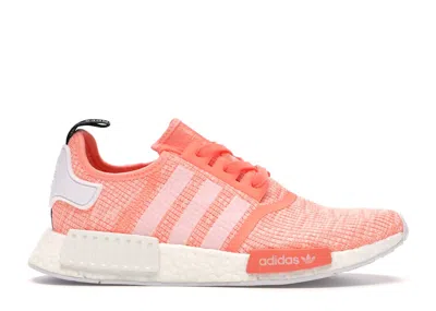 Pre-owned Adidas Originals Nmd R1 (women's) Sneakers In Sun Glow/core Black/flat White