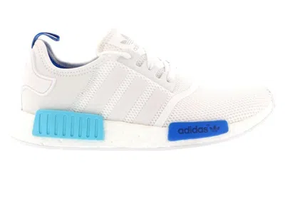 Pre-owned Adidas Originals Nmd R1 (women's) Sneakers In White/blue Glow