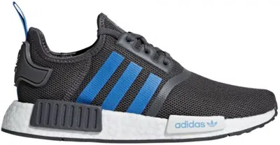 Pre-owned Adidas Originals Nmd R1 (youth) Sneakers In Grey Five/bright Blue