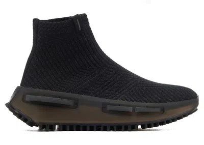 Pre-owned Adidas Originals Nmd S1 Sock Black (women's) Sneakers In Core Black/carbon