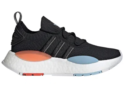 Pre-owned Adidas Originals Nmd W1 (women's) Sneakers In Core Black/cloud White/clear Sky Blue In Multi