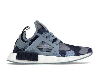 Pre-owned Adidas Originals Nmd Xr1 Blue Duck Camo (women's) Sneakers In Midnight Navy Blue/noble Ink/grey