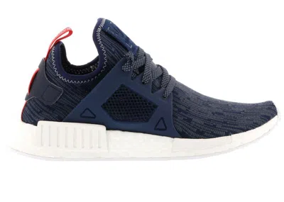 Pre-owned Adidas Originals Nmd Xr1 Glitch (women's) Sneakers In Unity Blue/collegiate Navy/vivid Red In Multi