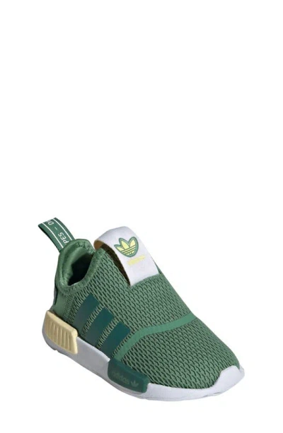 Adidas Originals Kids' Nmd_360 Pull-on Trainer In Preloved Green/ Green/ Yellow
