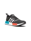 Adidas Originals Nmd_r1 "black Solar Red" Sneakers In Black