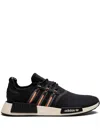 Adidas Originals Nmd_r1 Low-top Sneakers In Core Black/grey Five/beam Orange