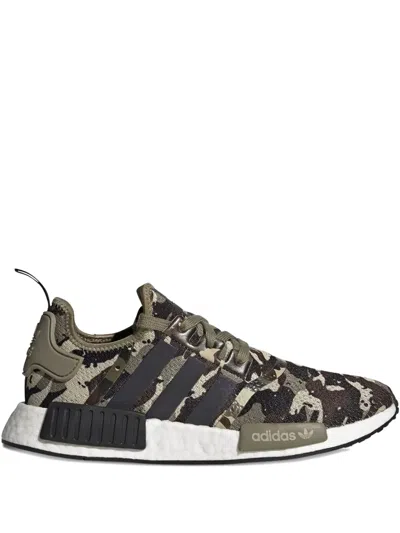 Adidas Originals Nmd_r1 "savanna/brown/savanna" Sneakers In Green