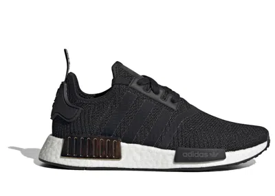 Pre-owned Adidas Originals Nmd_r1 (women's) Sneakers In Core Black/ Core Black/ Orchid Tint
