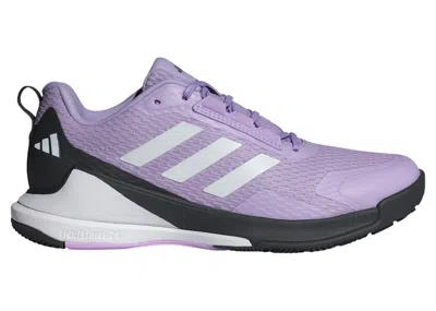 Pre-owned Adidas Originals Novaflight 2 Indoor (women's) Sneakers In Powder Plum/zero Metalic/core Black