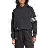 Adidas Originals Nueclassics Oversize Hoodie In Black