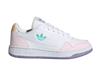Pre-owned Adidas Originals Ny 90 Sneakers In Cloud White/light Purple/clear Pink In Multi
