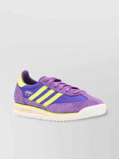 Adidas Originals Nylon And Suede Sneaker With Rubber Sole In Viola
