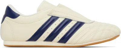 ADIDAS ORIGINALS OFF-WHITE & BLUE TAEKWONDO SNEAKERS