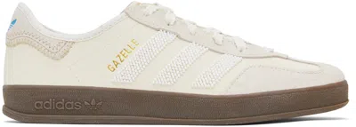 Adidas Originals Off-white Clot Edition Gazelle Sneakers In Off White/ftwr White