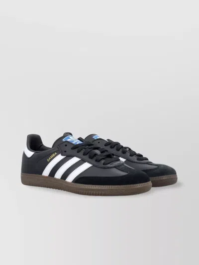 ADIDAS ORIGINALS OG SAMBA LOW-TOP SNEAKERS WITH CONTRAST STRIPES