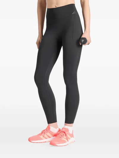 Adidas Originals Optime Contour Leggings In Blue