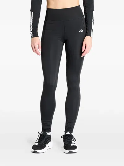 Adidas Originals Logo-print Leggings In Black