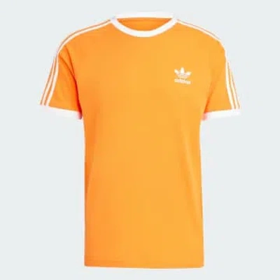 Adidas Originals Orange Originals Adicolor Classics 3 Stripe Mens T Shirt