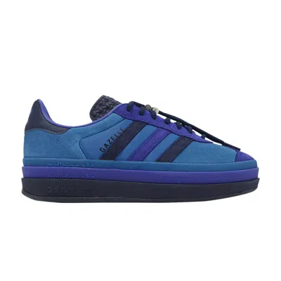 Pre-owned Adidas Originals Ordinary People X Wmns Gazelle Bold 'city Of Seoul Pack - Royal' In Blue