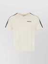 ADIDAS ORIGINALS ORGANIC COTTON CREW-NECK T-SHIRT WITH CONTRASTING SLEEVE BANDS