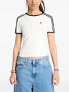 Adidas Originals Originals 3 Stripes Cali T-shirt In White