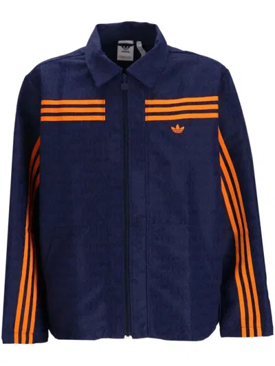 Adidas Originals Originals 70s Club Jacket In Blue