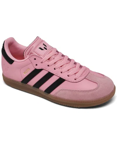 ADIDAS ORIGINALS BIG KIDS' SAMBA MESSI CASUAL SNEAKERS FROM FINISH LINE