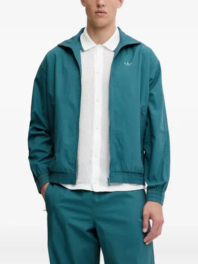 Adidas Originals Originals Firebird Three-stripe Track Jacket In Green