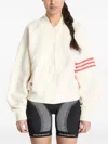 Adidas Originals Originals Fleece Bomber Jacket In White
