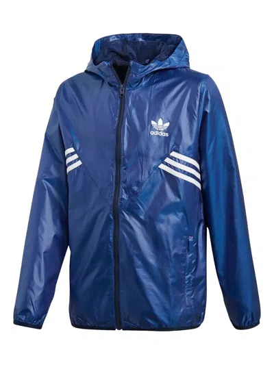 Adidas Originals Originals Fleece Windbreaker In Blue