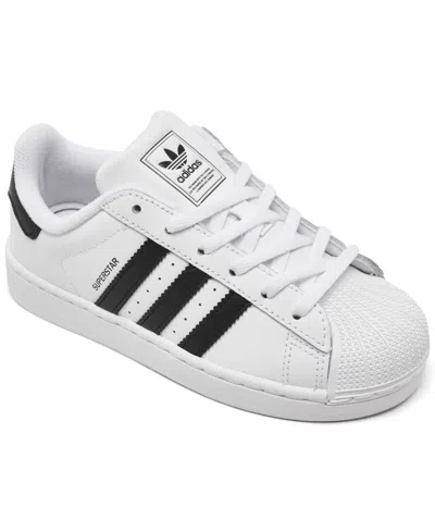 Adidas Originals Originals Little Kids' Superstar Ii Casual Sneakers From Finish Line In White