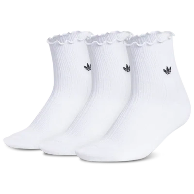 Adidas Originals Originals Ruffle Quarter Socks 3-pack