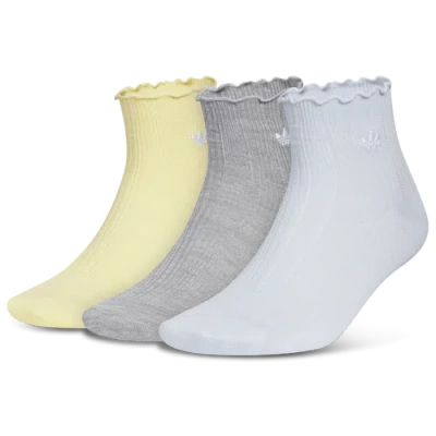 Adidas Originals Originals Ruffle Quarter Socks 3-pack