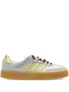 Adidas Originals Sambae Leather Low-top Sneakers In Gray