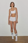 Adidas Originals Originals Shortie Brief In White, Women's At Urban Outfitters