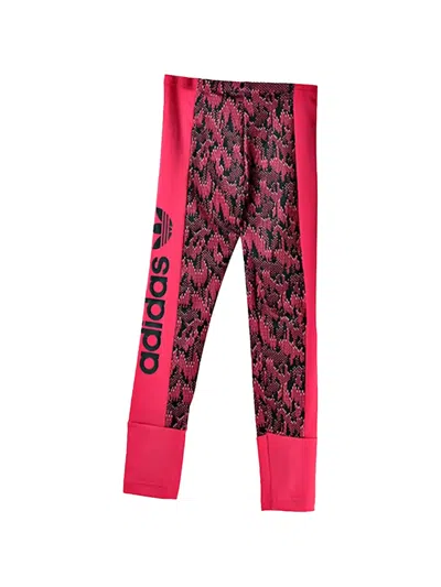 Adidas Originals Kids' Originals Snake Leggings In Pink