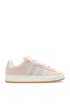 Adidas Originals Womens Wonqua Offwhite Wonqua Campus 00s Brand-stripe Low-top Suede Trainers